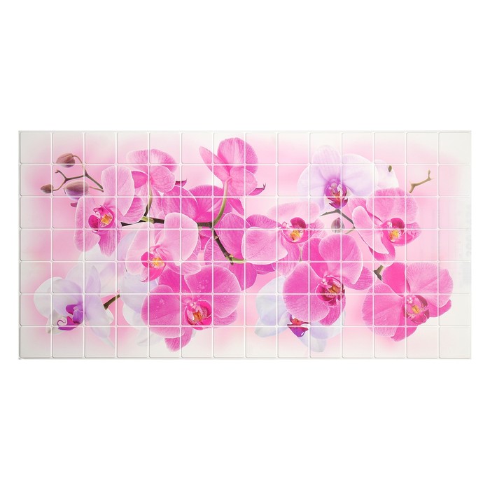 Панель ПВХ Мозаика Орхидея Розея 480*955*0,2мм