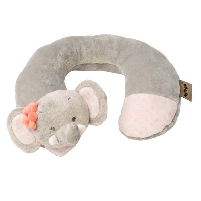 Подушка-подголовник Nattou Neck pillow Adele &amp; Valentine «Слоник» 424387