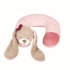 Подушка-подголовник Nattou Neck pillow Nina, Jade & Lili «Кролик»