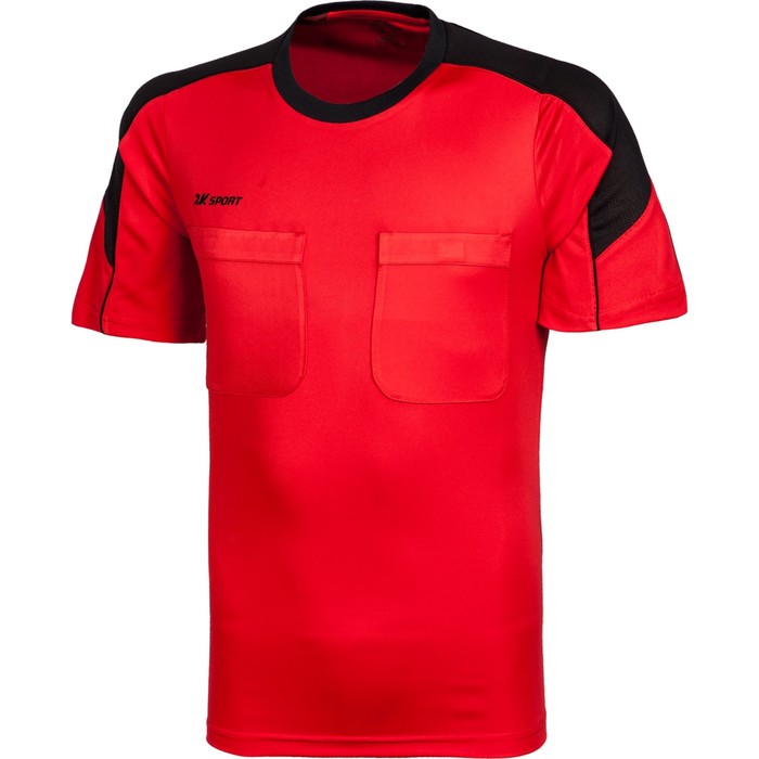 Футболка судейская 2K Sport Referee red/black, L