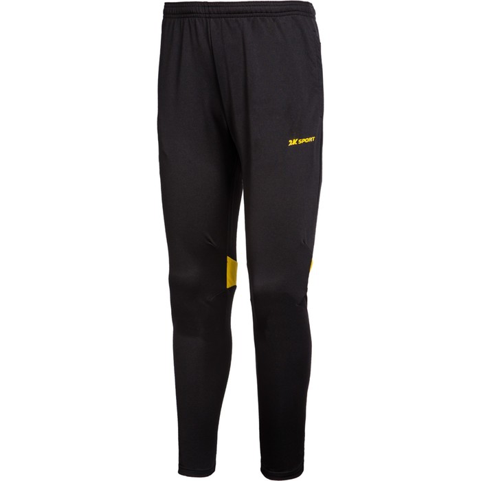 Брюки тренировочные детские 2K Sport Performance black/yellow, YL