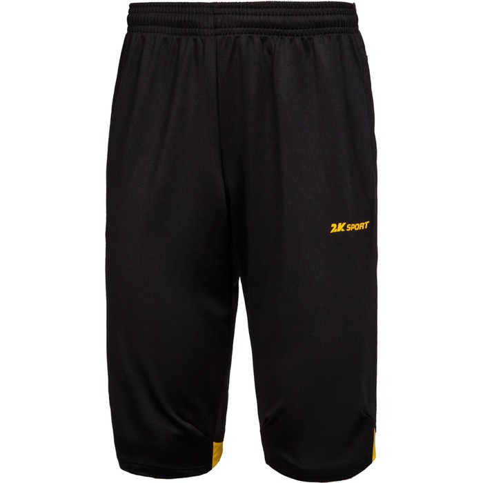 Бриджи тренировочные 2K Sport Performance black/yellow, L