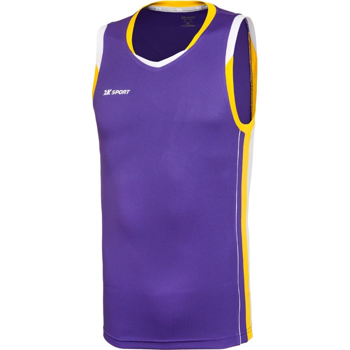 Баскетбольная игровая майка 2K Sport Advance violet/yellow/white, L