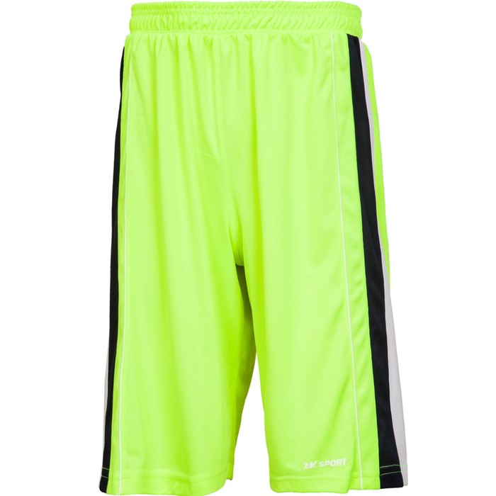 Баскетбольные игровые шорты 2K Sport Advance neon-lemon/navy/white, L