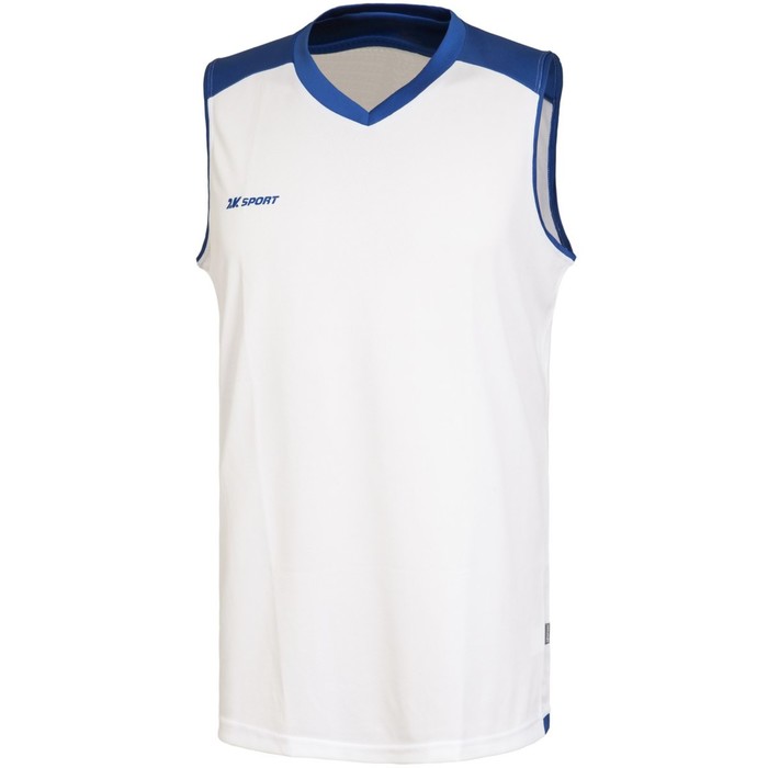 Баскетбольная игровая майка 2K Sport Rebound white/royal, XS