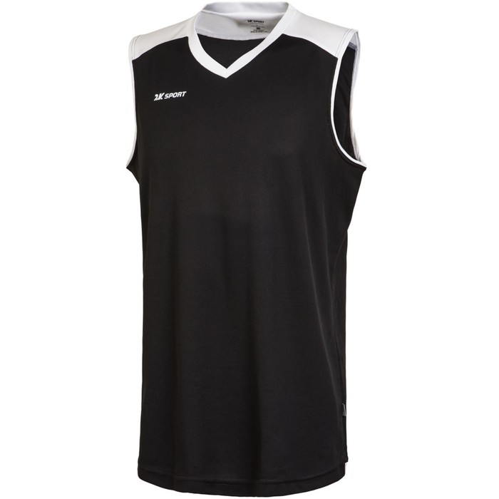 Баскетбольная игровая майка 2K Sport Rebound black/white, L