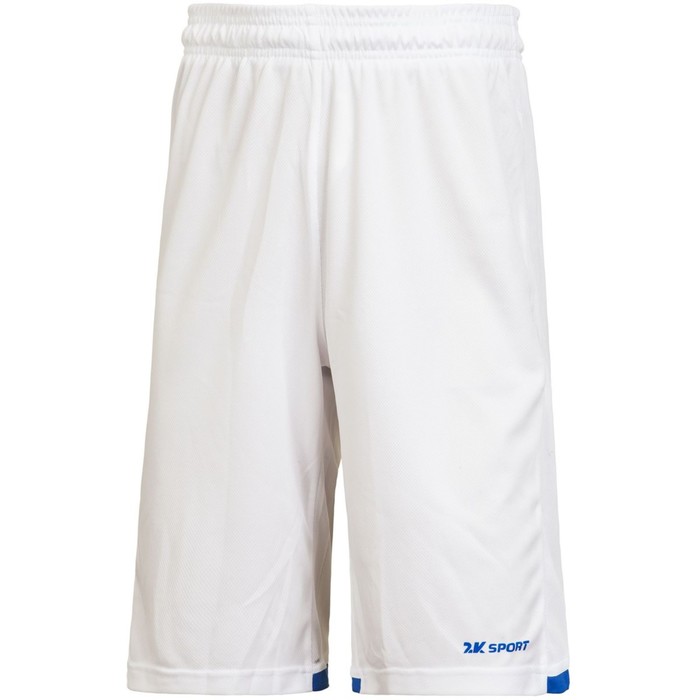 Баскетбольные игровые шорты 2K Sport Rebound white/royal, L