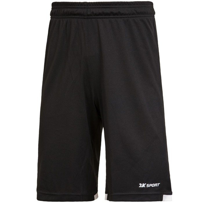 Баскетбольные игровые шорты 2K Sport Rebound black/white, M