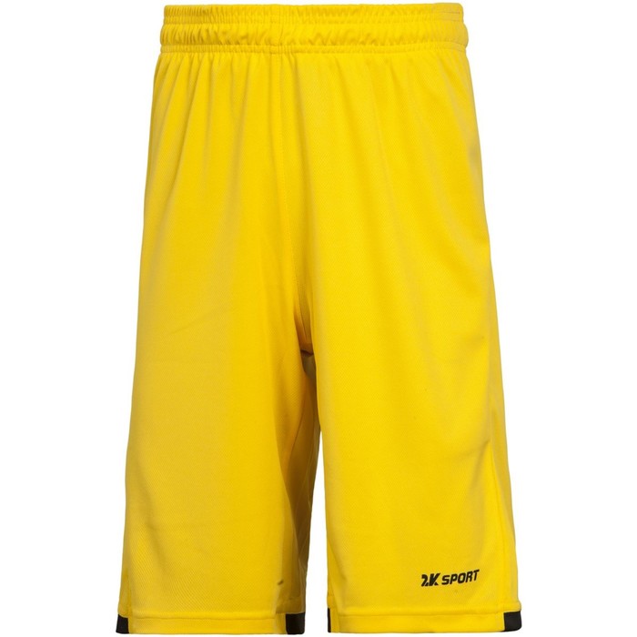 Баскетбольные игровые шорты 2K Sport Rebound yellow/black, L