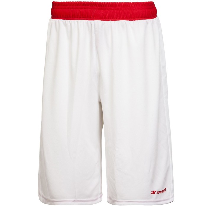 Женские баскетбольные игровые шорты 2K Sport Rebound white/red, L