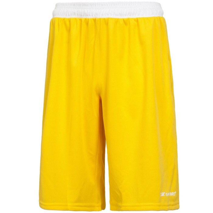 Женские баскетбольные игровые шорты 2K Sport Rebound yellow/white, L