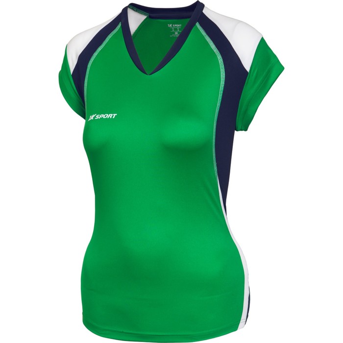 Женская волейбольная майка 2K Sport Energy green/navy/white, XS