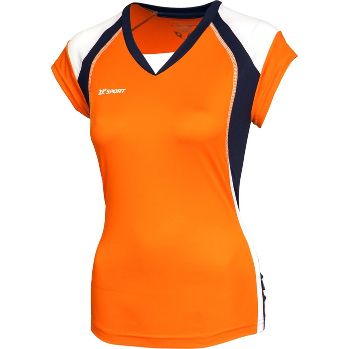 Женская волейбольная майка 2K Sport Energy orange/navy/white, XS