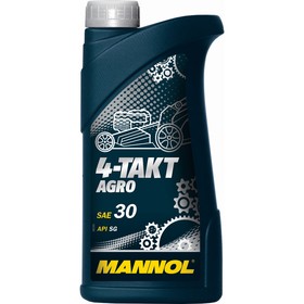 Масло моторное MANNOL 4T AGRO SAE 30, 1л 3946787