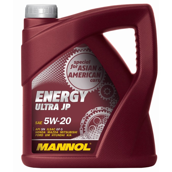 Масло моторное MANNOL 5w20 син. Energy Ultra JP, 4 л