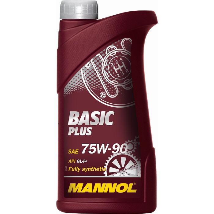 Масло трасмиссионное MANNOL 75w90 син. Basic Plus, 1 л