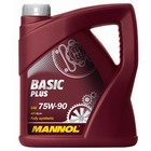 Масло трансмиссионное MANNOL 75w90 син. Basic Plus, 4 л 3946869 - фото 81252