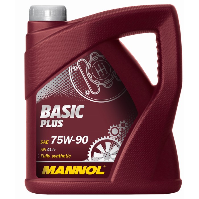 Масло трасмиссионное MANNOL 75w90 син. Basic Plus, 4 л