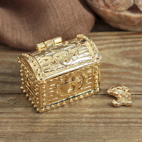 Treasure chest of happiness with a purse Seine domovenkom, 3.5 x 2.7 cm