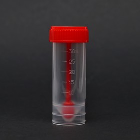30 ml container with a spoon, sterile, individually wrapped. 