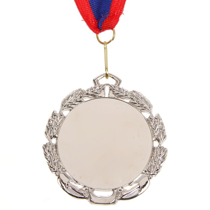 Медаль под нанесение, серебро, d=7 см - фото 45415