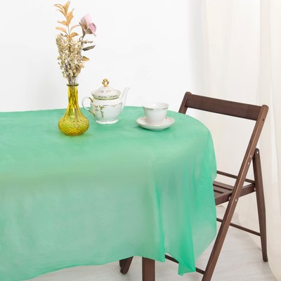 Tablecloth to give the hostess a rainbow color salad 137×274 cm