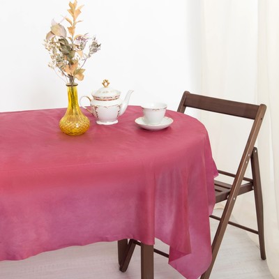 Tablecloth to give the hostess a rainbow color Bordeaux 137×274 cm
