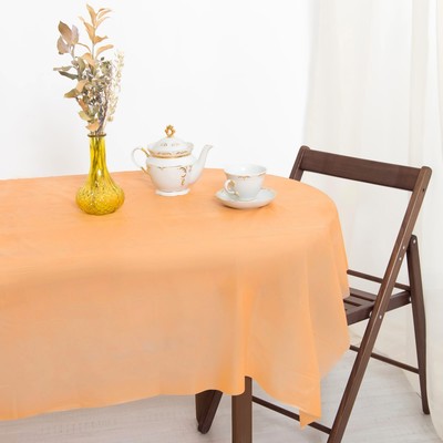 Tablecloth to give the hostess a rainbow, the color orange 137×274 cm