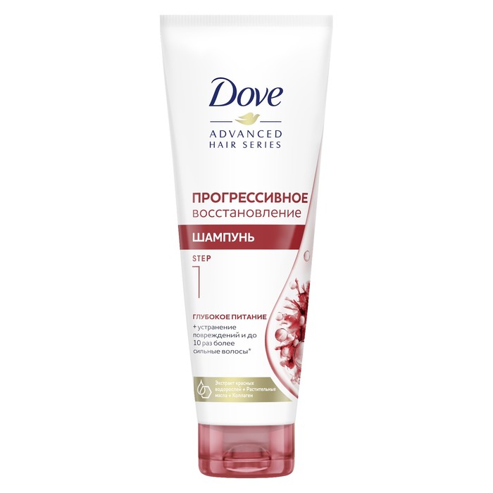 Питающий шампунь Dove Advanced Hair Прогрессивное восстановление, 250 мл