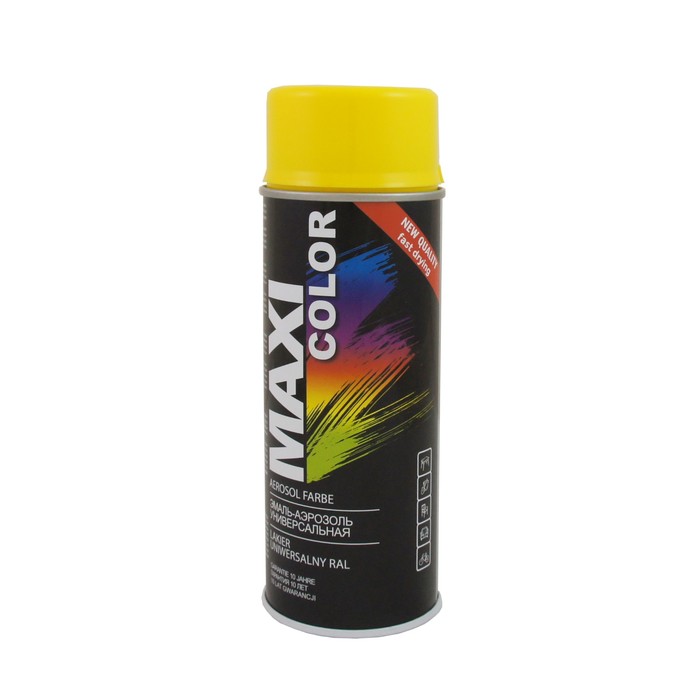 Эмаль-аэрозоль MAXI COLOR RAL1021, желтая, 400 мл