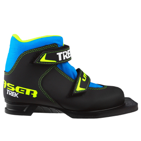 {{photo.Alt || photo.Description || 'Ботинки лыжные TREK Laser NN75 ИК, цвет чёрный, лого лайм неон, размер 37'}}