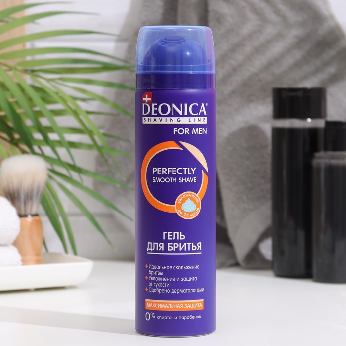 Гель для бритья Deonica for men максимальная защита, 200мл