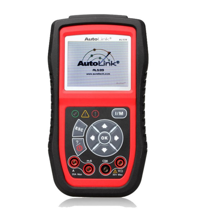 Сканер диагностический Autel Autolink AL539, OBD II, TFT Цветной дисплей (320 x 240 dpi)