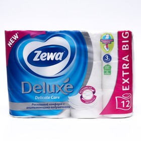 {{photo.Alt || photo.Description || 'Туалетная бумага Zewa Deluxe Delicate Care, 3 слоя, 12 шт.'}}