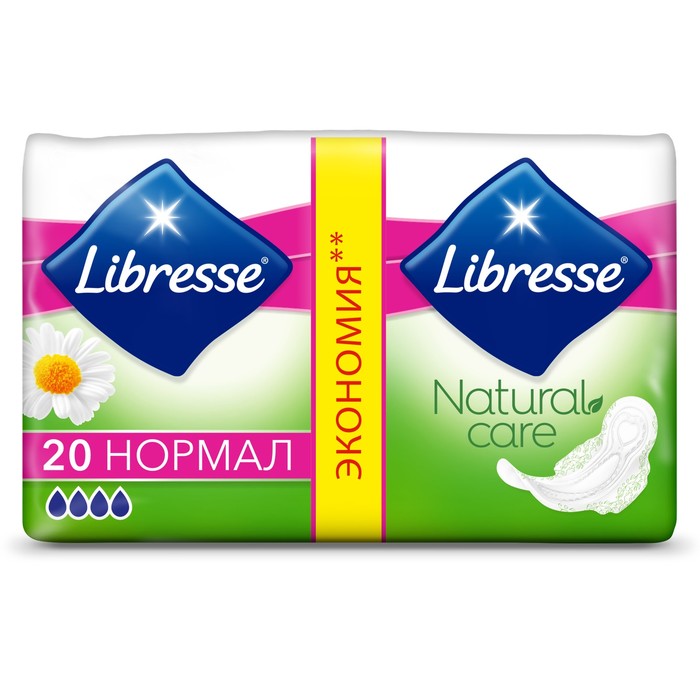 Гигиенические прокладки Libresse Natural Care Ultra Normal DUO, 20 шт