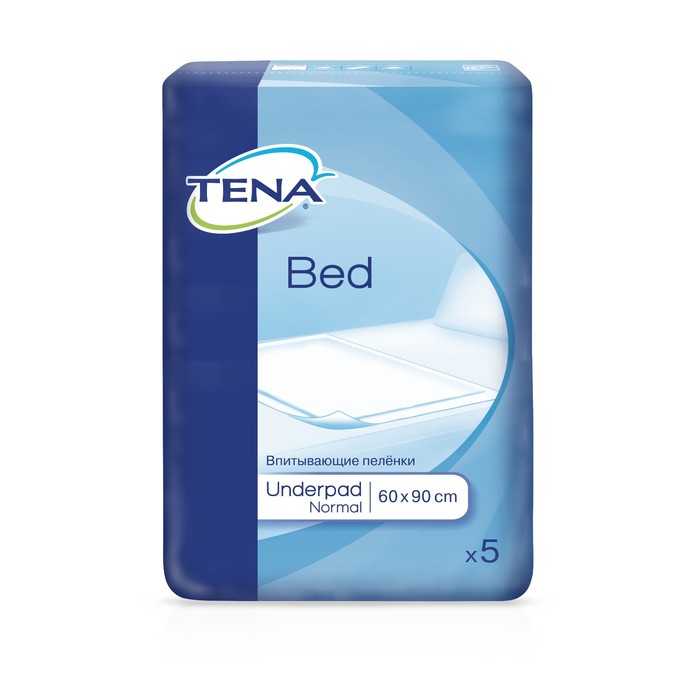 Впитывающие простыни Tena Bed Normal, 60х90см, 5 шт