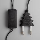 Гирлянда «Нить» 5 м с насадками «Шарики белые», IP20, тёмная нить, 20 LED, свечение мульти (RG/RB), мигание, 220 В 3590712