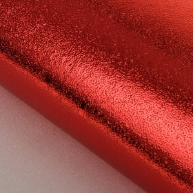 Бумага упаковочная фольгированная, красный, 50 х 70 см