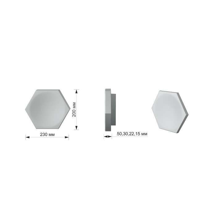 Мозаичная 3D панель Honey №5  200х230