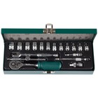 Набор торцовых головок KRAFTOOL 27890-H18, 1/4", универсальный, Cr-V, кейс, 18 предметов 3911337 - фото 81396
