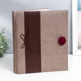 Фотоальбом на 100 фото 13х18 см "Эко" текстиль 32,5х27,5х4 см