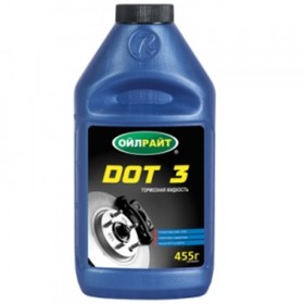 Жидкость тормозная, OILRIGHT DOT-3, 455 г 3969829