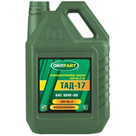 Масло трансмиссионное, OILRIGHT ТАД-17, 5 л 3969845