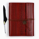 Родословная книга «Наш род», с пером, 65 листов, коричневый, 35 х 25 см - фото 923600