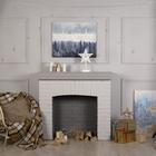 Гирлянда «Бахрома-арка» 2.5 × 1.2 м с насадками «Звёзды», IP20, прозрачная нить, 136 LED, свечение тёплое белое, 8 режимов, 220 В 3612418