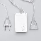 Гирлянда «Бахрома-арка» 2.5 × 1.2 м с насадками «Звёзды», IP20, прозрачная нить, 136 LED, свечение тёплое белое, 8 режимов, 220 В 3612418