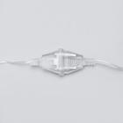 Гирлянда «Бахрома-арка» 2.5 × 1.2 м с насадками «Звёзды», IP20, прозрачная нить, 136 LED, свечение тёплое белое, 8 режимов, 220 В 3612418