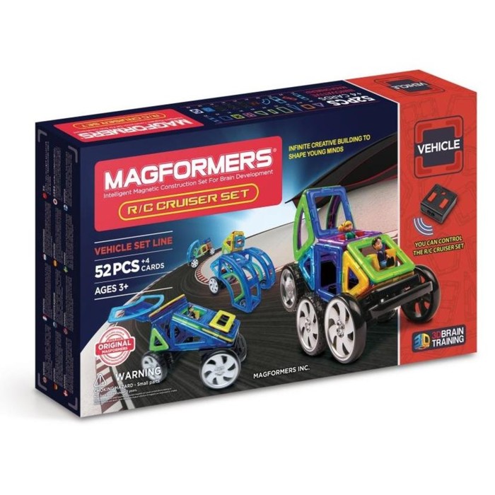 Магнитный конструктор MAGFORMERS R/C Cruiser Set