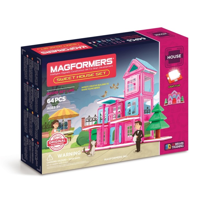 Магнитный конструктор MAGFORMERS Sweet House Set