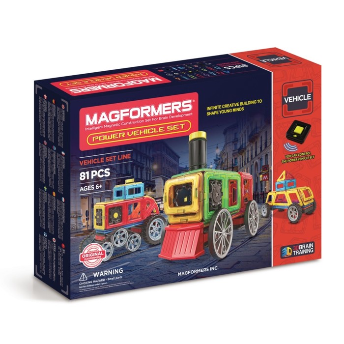 Магнитный конструктор MAGFORMERS Power Vehicle Set